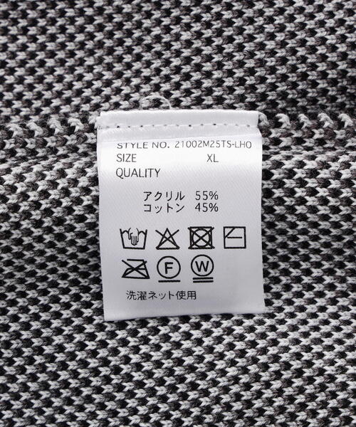 DANKE SCHON(ダンケシェーン)の「【WEB&DEPOT限定】DankeSchon/ダンケシェーン/CAMO CREWNECK KNIT(ニット/セーター・メンズ・ブラック/グレー・XL/L/M)」の13枚目の写真