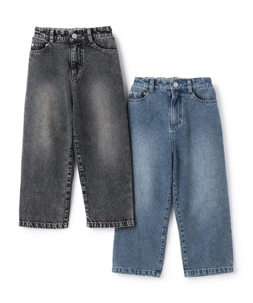 b・ROOM（ビールーム）の「【LOVE DENIM】ルーズストレートパンツ（その他パンツ・キッズ・ブルー/ブラック・100cm/130cm/110cm/150cm/120cm/140cm）」の13枚目の写真