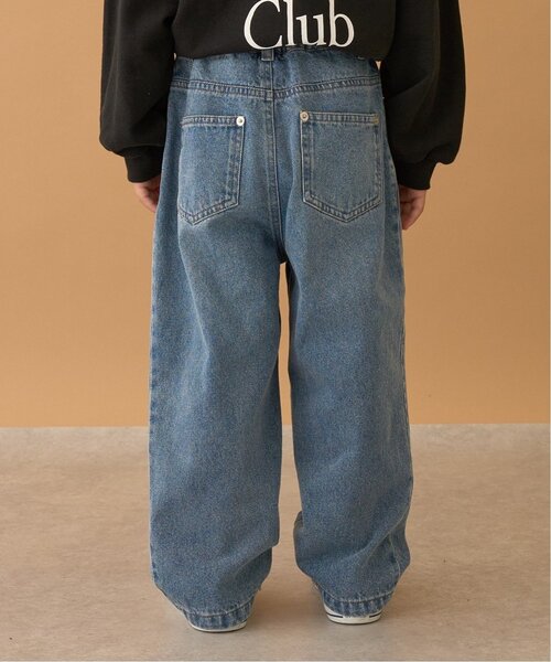 b・ROOM（ビールーム）の「【LOVE DENIM】ルーズストレートパンツ（その他パンツ・キッズ・ブルー/ブラック・100cm/130cm/110cm/150cm/120cm/140cm）」の17枚目の写真