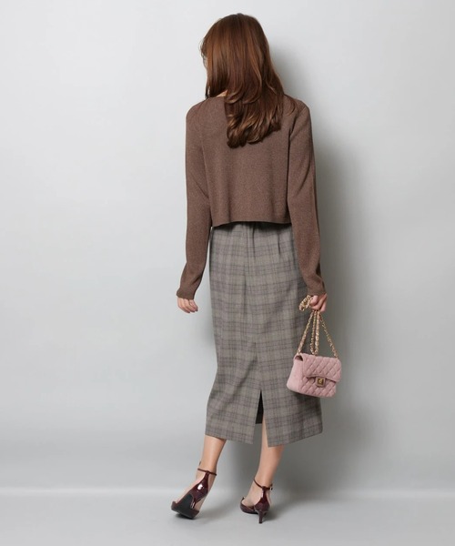 JUSGLITTY（ジャスグリッティー）の「チェーンベルト付タイトスカート