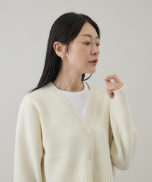 kuros'（クロス）の「【kuros’オリジナル】ウールカシミヤ Vネックショートカーディガン（カーディガン/ボレロ）」