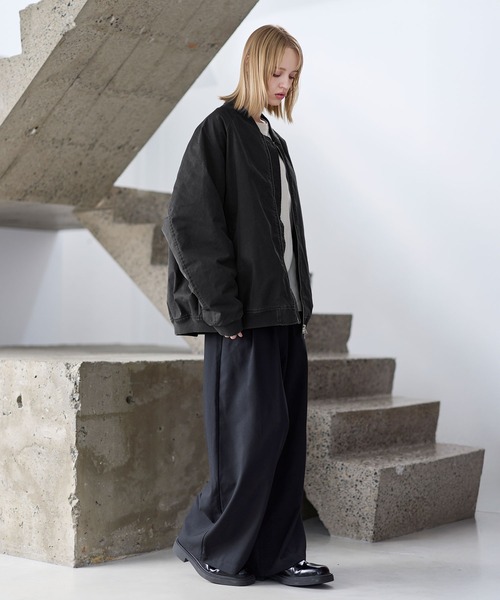 ヴィンテージ加工ビッグMA-1ボンバージャケット（MA-1）｜ASTRONOMY