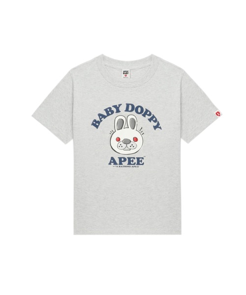 A BATHING APE（アベイシングエイプ）の「BABY DOPPY PRINTED CROP TEE（Tシャツ/カットソー・レディース・ホワイト/グレー/ブラック・SMALL/X-SMALL）」の3枚目の写真
