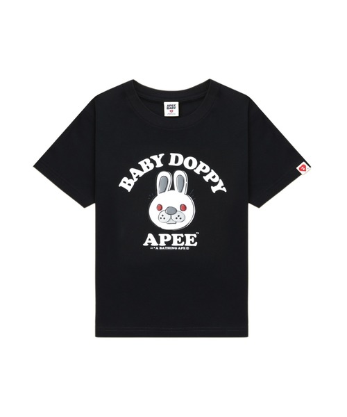 A BATHING APE（アベイシングエイプ）の「BABY DOPPY PRINTED CROP TEE（Tシャツ/カットソー・レディース・ホワイト/グレー/ブラック・SMALL/X-SMALL）」の2枚目の写真
