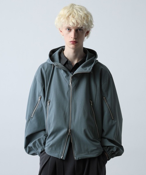 ブルゾン　hare SET UP対応】オーバーZIPフードブルゾン(HARE)（ブルゾン）｜HARE