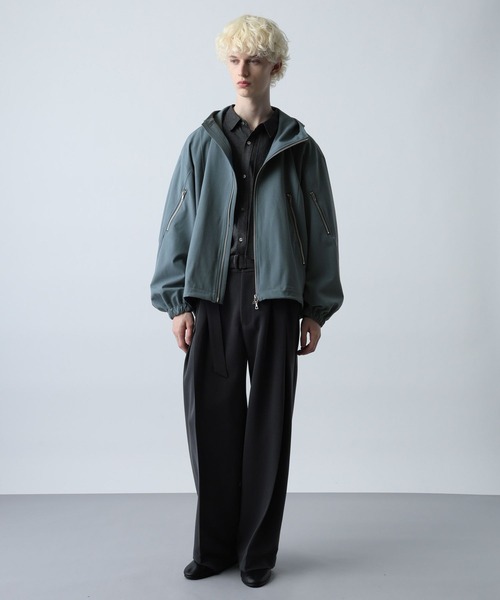 SET UP対応】オーバーZIPフードブルゾン(HARE)（ブルゾン）｜HARE