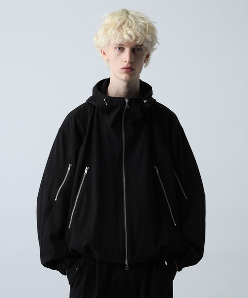 SET UP対応】オーバーZIPフードブルゾン(HARE)（ブルゾン）｜HARE