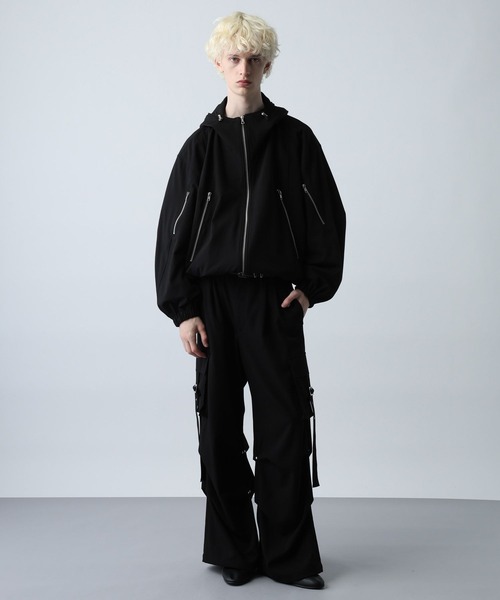 SET UP対応】オーバーZIPフードブルゾン(HARE)（ブルゾン）｜HARE