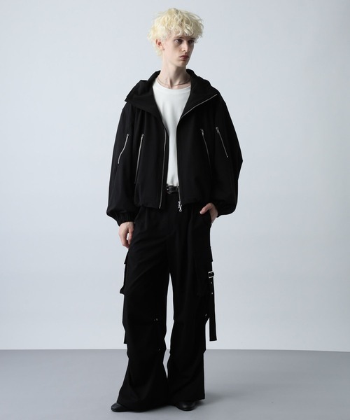 【SET UP対応】オーバーフードブルゾン(HARE) SET UP対応】オーバーZIPフードブルゾン(HARE)（ブルゾン）｜HARE