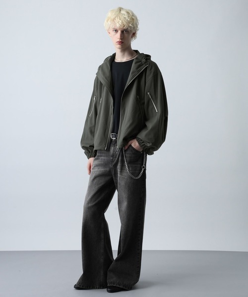 【SET UP対応】オーバーフードブルゾン(HARE) SET UP対応】オーバーZIPフードブルゾン(HARE)（ブルゾン）｜HARE