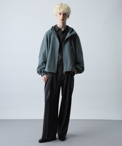 SET UP対応】オーバーZIPフードブルゾン(HARE)（ブルゾン）｜HARE