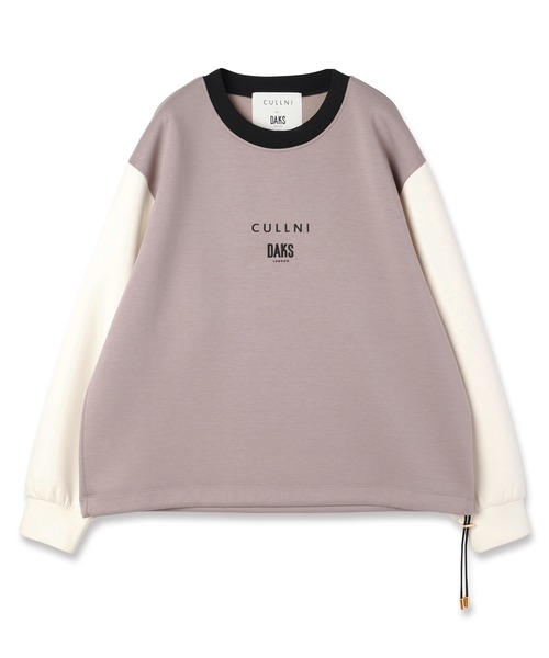 CULLNI for DAKS LONDON Drawstring Logo Embroidery Pullover（T
