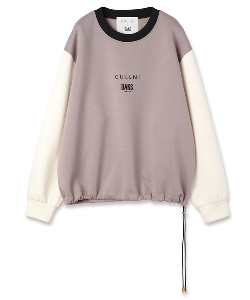 CULLNI for DAKS LONDON Drawstring Logo Embroidery Pullover（T