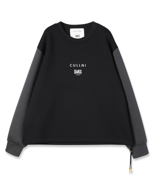 CULLNI(クルニ)の「CULLNI for DAKS LONDON Drawstring Logo Embroidery Pullover(Tシャツ/カットソー・メンズ・ブラック/アッシュブラウン/ブラック×グレー/ネイビー・0/1/2)」の14枚目の写真