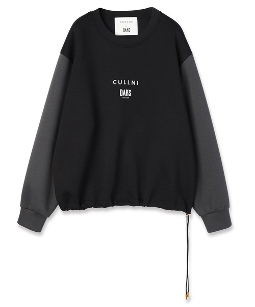 CULLNI for DAKS LONDON Drawstring Logo Embroidery Pullover（T