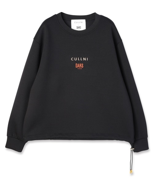 CULLNI for DAKS LONDON Drawstring Logo Embroidery Pullover（T