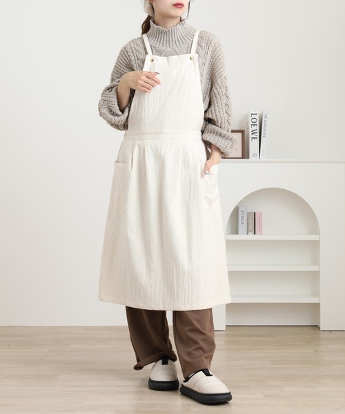 ホームウエアエプロン ワンピース（エプロン）｜l'atelier Nuuit