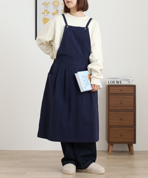 ホームウエアエプロン ワンピース（エプロン）｜l'atelier Nuuit