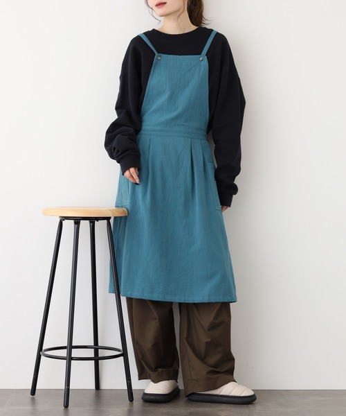 ホームウエアエプロン ワンピース（エプロン）｜l'atelier Nuuit