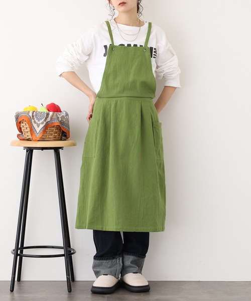 ホームウエアエプロン ワンピース（エプロン）｜l'atelier Nuuit