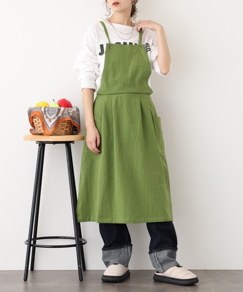 ホームウエアエプロン ワンピース（エプロン）｜l'atelier Nuuit