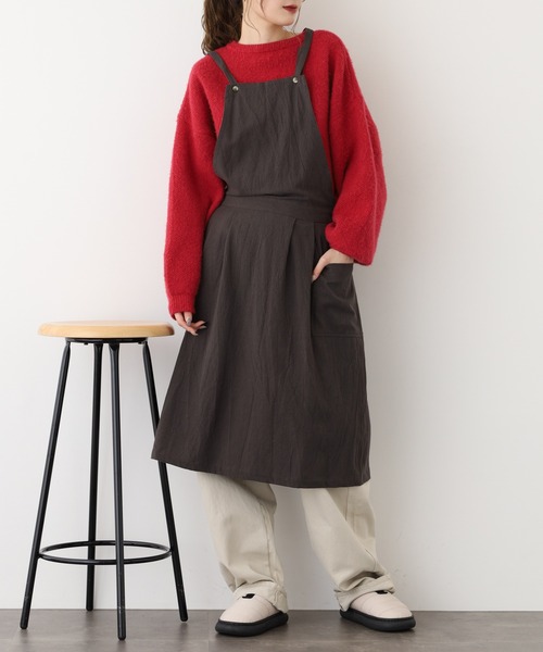 ホームウエアエプロン ワンピース（エプロン）｜l'atelier Nuuit