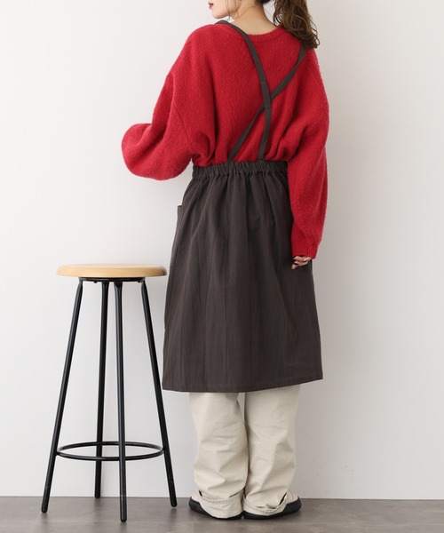 l'atelier Nuuit（アトリエヌイ）の「ホームウエアエプロン ワンピース