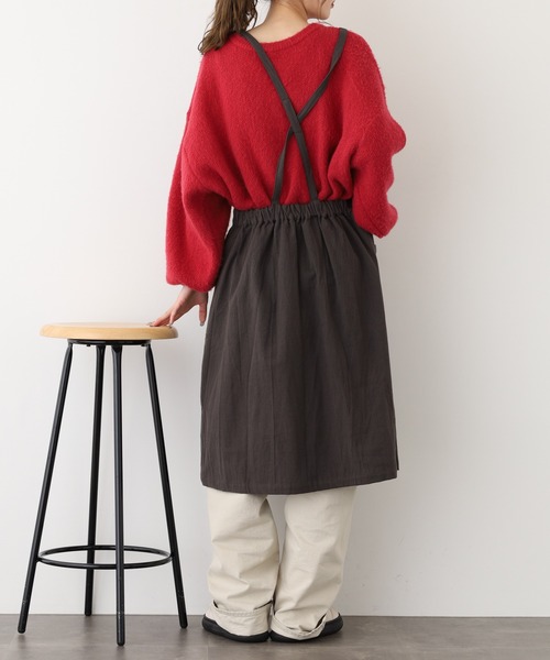 l'atelier Nuuit（アトリエヌイ）の「ホームウエアエプロン ワンピース