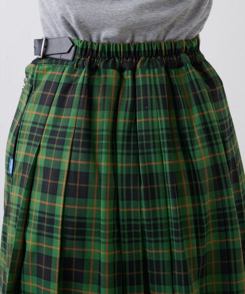 GEVACO（ゲバコ）の「【GEVACO】チェックサイドベルトスカート（スカート・レディース・グリーン/グレー/ブルー・ONE SIZE）」の16枚目の写真