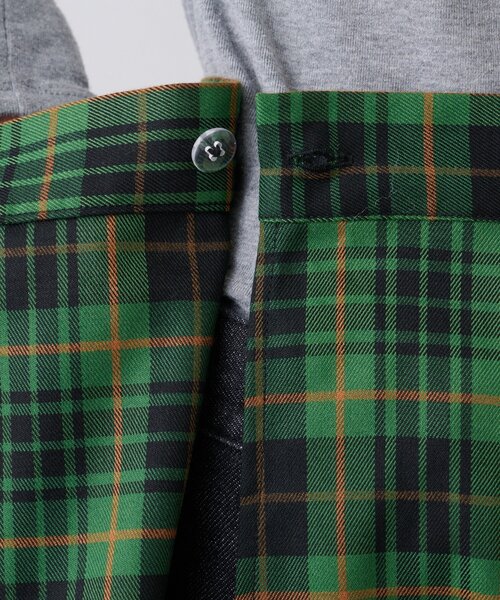 GEVACO（ゲバコ）の「【GEVACO】チェックサイドベルトスカート（スカート・レディース・グリーン/グレー/ブルー・ONE SIZE）」の20枚目の写真