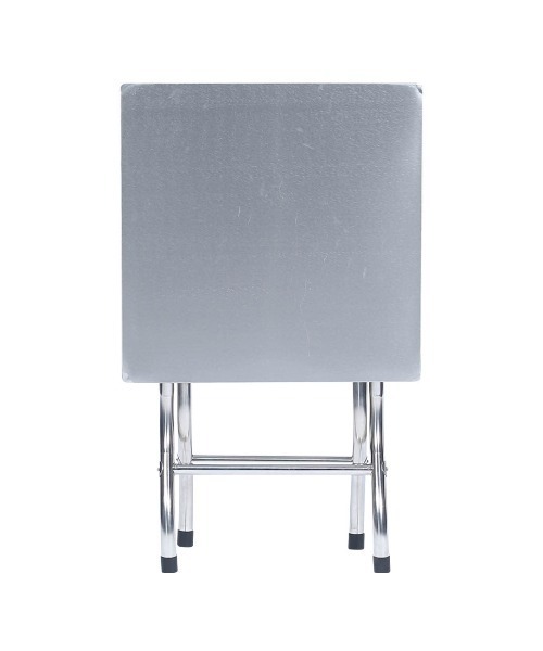 DULTON(ダルトン)の「STAINLESS FOLDING TABLE 600×600/ステンレス 折りたたみ テーブル(家具・メンズ・シルバー・FREE)」の5枚目の写真