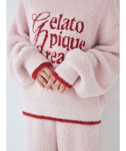 gelato pique（ジェラートピケ）の「ラメフェザープルオーバー（ルーム