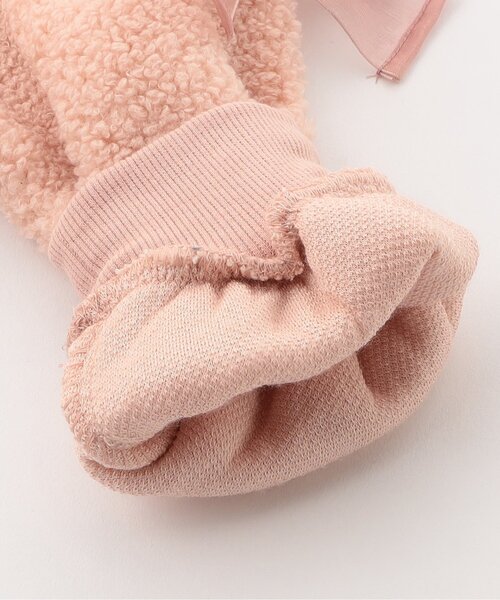 Seraph（セラフ）の「【ジュニア対応】リボンいっぱいボアワンピース（ワンピース・キッズ・ピンク/ブラック・80/90/100/110/120/130/140）」の11枚目の写真