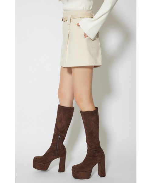 rienda(リエンダ)の「ベルト付きピンタックショートパンツ 秋服 冬服(その他パンツ・レディース・アイボリー/ブラウン/グレー・X-SMALL/SMALL/MEDIUM)」の10枚目の写真