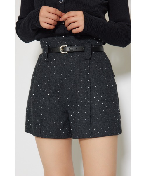 rienda(リエンダ)の「ベルト付きピンタックショートパンツ 秋服 冬服(その他パンツ・レディース・アイボリー/ブラウン/グレー・X-SMALL/SMALL/MEDIUM)」の18枚目の写真