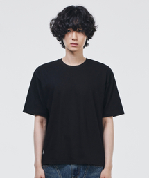 SIGNATURE（シグネチャ）の「Crop Short Sleeve T-Shirt [Black]（Tシャツ/カットソー・メンズ）」