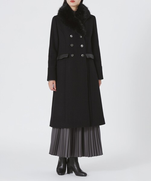 LOVELESS（ラブレス）の「ナポレオンコート（チェスターコート・レディース・ライトグレー/ブルー系その他7/ブラック・34/36/38）」の20枚目の写真