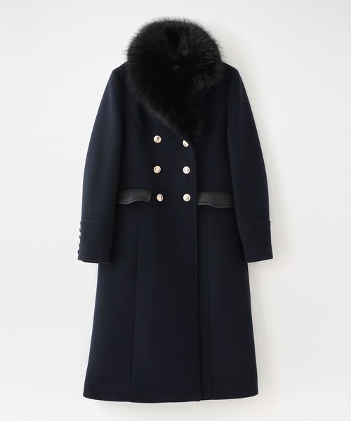 【極美品】　LOVELESS ラブレス　チェスターコート　ロゴボタン　ベルベット LOVELESS（ラブレス） コート チェスターコート メルトンナポレオン