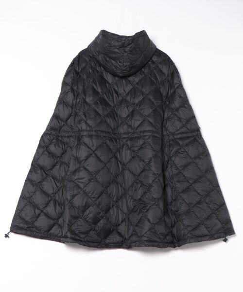 新品‼︎ TAION 黒 キルティング ポンチョ・ケープコート 新品‼︎ TAION 黒 キルティング ポンチョ・ケープコート