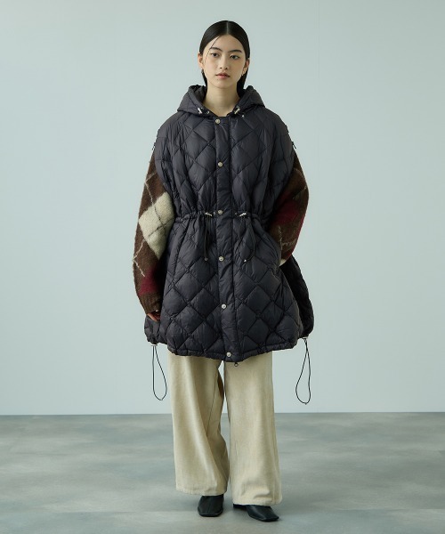 セール】TAION ダウンケープコート≪手洗い可能≫（ダウンジャケット