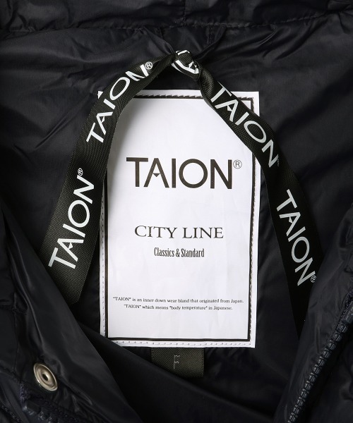 VICKY（ビッキー）の「TAION　ダウンケープコート≪手洗い可能≫（ダウンジャケット/コート・レディース・ブラック/ネイビー・M）」の11枚目の写真