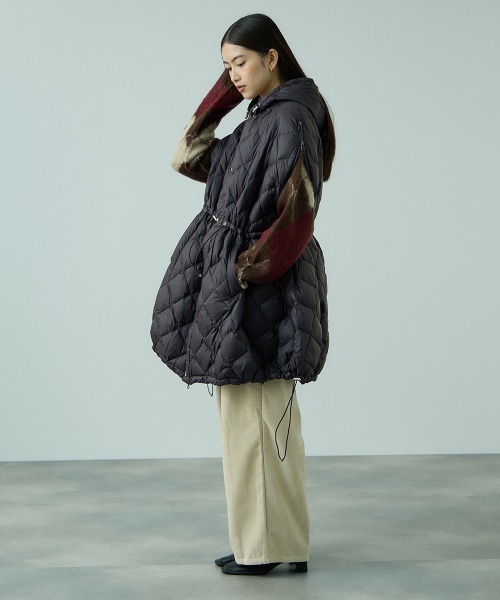 TAION ダウンケープコート≪手洗い可能≫（ダウンジャケット/コート
