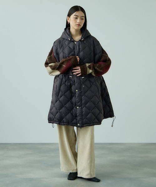 セール】TAION ダウンケープコート≪手洗い可能≫（ダウンジャケット