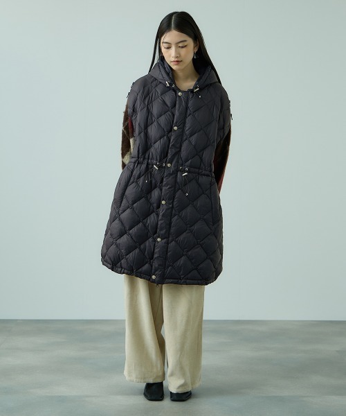 TAION ダウンケープコート≪手洗い可能≫（ダウンジャケット/コート