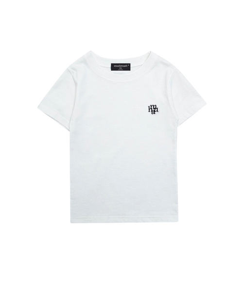 muahmuah（ムーアムーア）の「スティッチロゴベーシックTシャツ[3色]（Tシャツ/カットソー・レディース・ブラック/カーキ/ブルー/ネイビー/ホワイト/ピンク・FREE）」の15枚目の写真