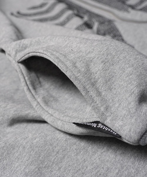 #MEMORY（メモリー）の「【MEMORY】ヘビーウェイト ボーン柄 ラインストーン ダブルZIPパーカー / Bone Pattern Rhinestone Double-Zip Hoodie（パーカー・メンズ・ピンク/ブラック/グレー・XL/L/M）」の18枚目の写真