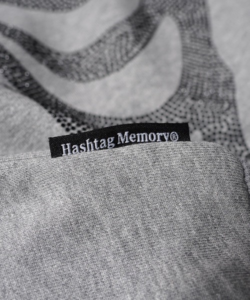 #MEMORY（メモリー）の「【MEMORY】ヘビーウェイト ボーン柄 ラインストーン ダブルZIPパーカー / Bone Pattern Rhinestone Double-Zip Hoodie（パーカー・メンズ・ピンク/ブラック/グレー・XL/L/M）」の19枚目の写真