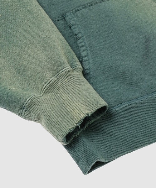 BOW WOW（バウワウ）の「ARMY ZIP HOODIE AGED（パーカー・メンズ・グリーン系その他・L/XL）」の6枚目の写真