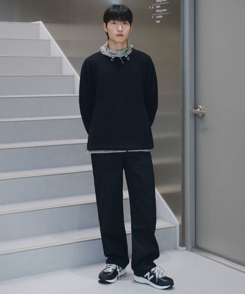 MUSINSA STANDARD（ムシンサスタンダード）の「ミニマルクルーネックニット[ブラック]（ニット/セーター・メンズ・その他・XX-LARGE/SMALL/MEDIUM/LARGE/X-LARGE）」の19枚目の写真