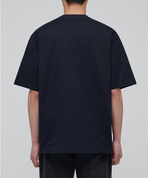 MUSINSA STANDARD（ムシンサスタンダード）の「ヘビーウェイトリラックスクルーネックTシャツ[ネイビー]（Tシャツ/カットソー・メンズ・その他・SMALL/MEDIUM/LARGE/XX-LARGE/X-LARGE）」の3枚目の写真